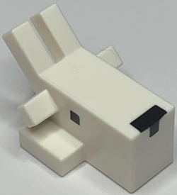 LEGO® los onderdeel Dier Onderdelen met Motief Wit 1648pb01