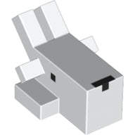 LEGO® los onderdeel Dier Onderdelen met Motief Wit 1648pb01