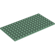 LEGO® los onderdeel Plaat Algemeen in kleur Zandgroen 92438