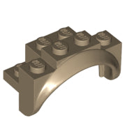 Plaatje in Gallery viewer laden, LEGO® los onderdeel Spatbord in kleur Donker Geelbruin 35789