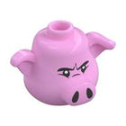LEGO® los onderdeel Hoofd Aangepast Fel Roze 67887pb01