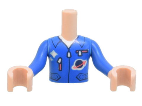 LEGO® los onderdeel Romp in kleur Lichte Noga FTBpb069c01