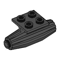 LEGO® los onderdeel Vliegtuig Parel Donkergrijs 4229