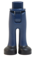 Plaatje in Gallery viewer laden, LEGO® los onderdeel Benen in kleur Donkerblauw 92253c00pb46