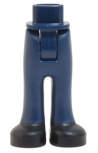 LEGO® los onderdeel Benen in kleur Donkerblauw 92253c00pb46