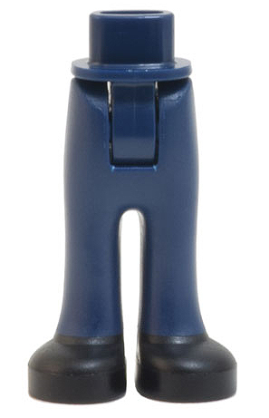 LEGO® los onderdeel Benen in kleur Donkerblauw 92253c00pb46