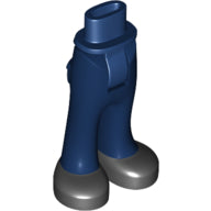 Plaatje in Gallery viewer laden, LEGO® los onderdeel Benen in kleur Donkerblauw 92253c00pb46