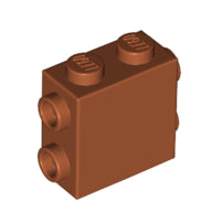 Plaatje in Gallery viewer laden, LEGO® los onderdeel Steen Aangepast Donker Oranje 67329