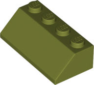 LEGO® los onderdeel Dakpan Algemeen in kleur Olijfgroen 3037