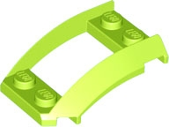 LEGO® los onderdeel Wig in kleur Limoen 47755