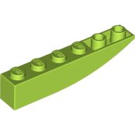 Plaatje in Gallery viewer laden, LEGO® los onderdeel Dakpan Gebogen in kleur Limoen 42023