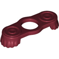 LEGO® los onderdeel Lijf Accessoire in kleur Donkerrood 2526