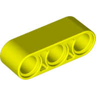 Plaatje in Gallery viewer laden, LEGO® los onderdeel Technische Hefbalk Neon geel 32523