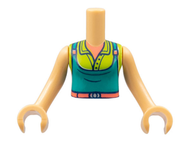 LEGO® los onderdeel Romp Licht Geelbruin FTGpb366c01