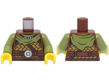 Plaatje in Gallery viewer laden, LEGO® Lijf met Motief Roodachtig Bruin 973pb4776c01
