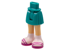 Plaatje in Gallery viewer laden, LEGO® los onderdeel Benen Donker Turkoois 35216ac00pb002