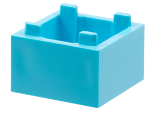 LEGO® los onderdeel Container Medium Azuurblauw 35700