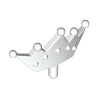 Plaatje in Gallery viewer laden, LEGO® los onderdeel Hoofddeksel Accessoire Wit 33322