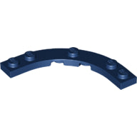 Plaatje in Gallery viewer laden, LEGO® los onderdeel Plaat Rond in kleur Donkerblauw 80015
