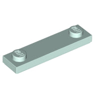 Plaatje in Gallery viewer laden, LEGO® los onderdeel Plaat Aangepast Licht Aqua 41740