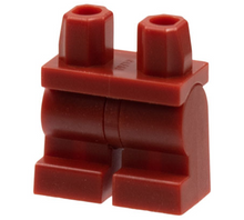 Plaatje in Gallery viewer laden, LEGO® los onderdeel Benen Aangepast Donkerrood 970cm00