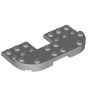 LEGO® los onderdeel Plaat Rond Licht Blauwachtig Grijs 73832