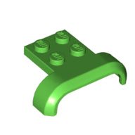 LEGO® los onderdeel Spatbord in kleur Fel Groen 28326
