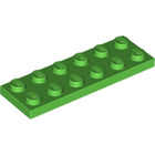 LEGO® los onderdeel Plaat Algemeen in kleur Fel Groen 3795