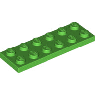 Plaatje in Gallery viewer laden, LEGO® los onderdeel Plaat Algemeen in kleur Fel Groen 3795