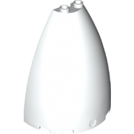 LEGO® los onderdeel Kegel in kleur Wit 18909