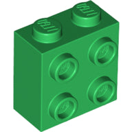 Plaatje in Gallery viewer laden, LEGO® los onderdeel Steen Aangepast in kleur Groen 22885