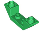 LEGO® los onderdeel Dakpan Omgekeerd in kleur Groen 32802