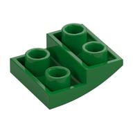 LEGO® los onderdeel Dakpan Gebogen Omgekeerd Groen 32803