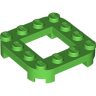 Plaatje in Gallery viewer laden, LEGO® los onderdeel Plaat Aangepast in kleur Fel Groen 79387