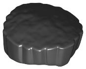 Plaatje in Gallery viewer laden, LEGO® los onderdeel Haar in kleur Zwart 25379