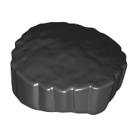 Plaatje in Gallery viewer laden, LEGO® los onderdeel Haar in kleur Zwart 25379