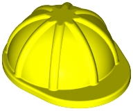 LEGO® los onderdeel Hoofddeksels in kleur Neon geel 3833