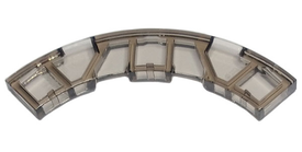 LEGO® los onderdeel Tegel Rond Doorzichtig Zwart 27507