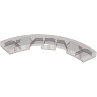 LEGO® los onderdeel Tegel Rond Doorzichtig Zwart 27507