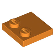 LEGO® los onderdeel Tegel Aangepast in kleur Oranje 33909