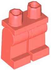 LEGO® los onderdeel Benen in kleur Koraal 970c00