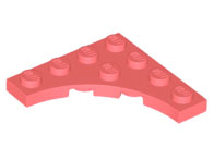 LEGO® los onderdeel Plaat Aangepast in kleur Koraal 35044