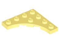 LEGO® los onderdeel Plaat Aangepast Helder Lichtgeel 35044