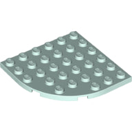 Plaatje in Gallery viewer laden, LEGO® los onderdeel Plaat Rond in kleur Licht Aqua 6003