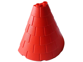 LEGO® los onderdeel Dak in kleur Rood 1746