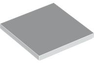 LEGO® los onderdeel Tegel Algemeen in kleur Wit 1751