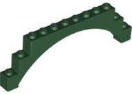 LEGO® los onderdeel Steen Boog in kleur Donkergroen 18838