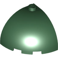LEGO® los onderdeel Steen Rond in kleur Donkergroen 88293