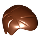 LEGO® los onderdeel Haar in kleur Roodachtig Bruin 15500