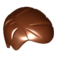 LEGO® los onderdeel Haar in kleur Roodachtig Bruin 15500